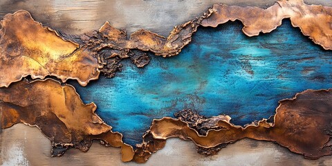 Naklejka premium copper and bronze abstract design concept