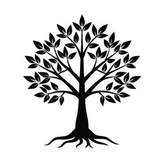 tree silhouette vector