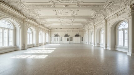 Fototapeta premium Historic Interior with Intricate Details and Soft Light