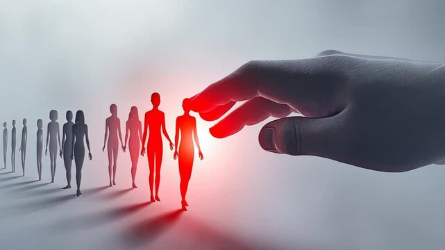 Business Team Silhouette Illustration of Men and Woman Representing Leadership and Success