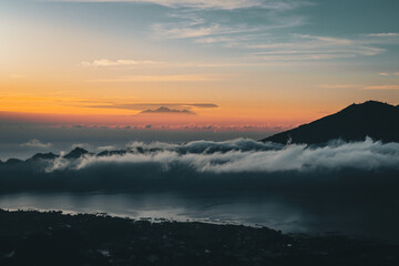 Fototapeta premium Mt. Batur, Bali, Indonesia