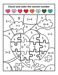 Valentine Coloring Book for kids
