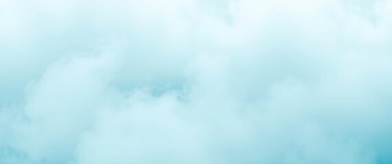 Obraz premium Light blue sky with fluffy clouds creating a relaxing atmosphere