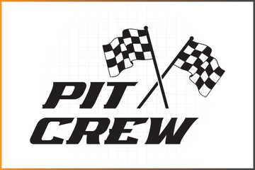  Pit Crew, Racing T-shirt Design, Race Birthday Design, Racing Quotes, Pit Crew Family