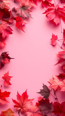 Obraz premium Romantic Maple Leaves of Autumn