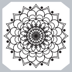 Unique Mandala Logotypes Clean and Simple Vector Graphics