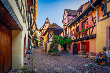 Eguisheim village, Alsace, France