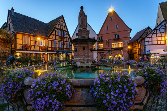 Eguisheim village, Alsace, France