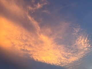 Obraz premium fire in the sky