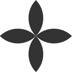 Vector EPS Black isometric shape graphic element