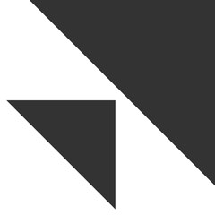 Vector EPS Black isometric shape graphic element