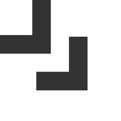 Vector EPS Black isometric shape graphic element