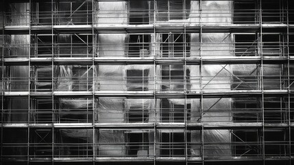 Obraz premium Urban Formwork with Natural Lighting in High Contrast