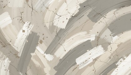 Abstract Beige and Gray Brushstrokes Texture