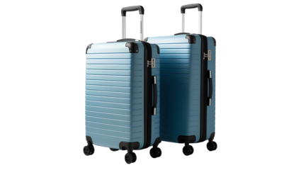 Photo of suitcase isolated on transparent background