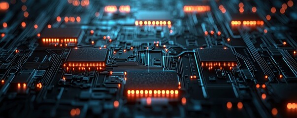 Obraz premium Digital nodes and ai innovations in cybersecurity threat detection