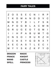 word search Fairy Tale
