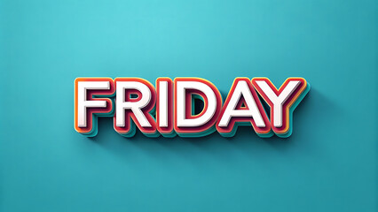 text effect 3d black  friday