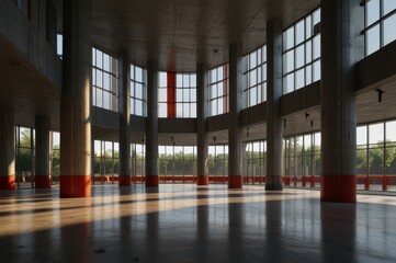 Sunlit rustic interior large blank