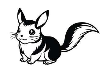 Obraz premium cute-pika-cartoon