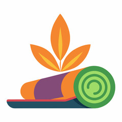 Yoga Mats logo vector