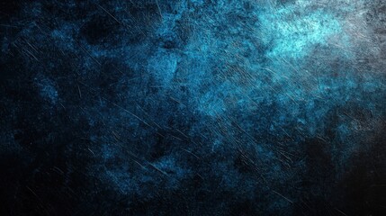 Fototapeta premium Abstract Blue Texture: A Deep Dive into Scratched Metallic Surface