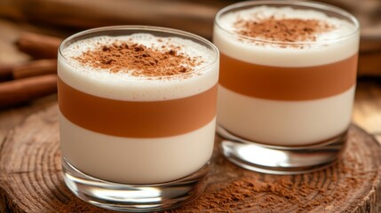 Delicious Rich Layered Drinks with Textures