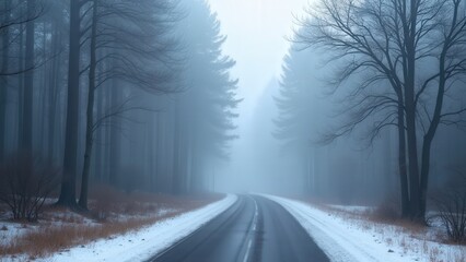 road in winter