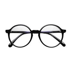 Classic Round Eyeglasses: A sleek and timeless pair of classic round eyeglasses with a black frame.