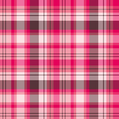 Seamless pattern in magical pink colors for plaid, fabric, textile, clothes, tablecloth and other things. Vector image.