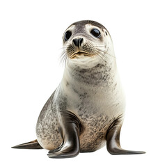 Fototapeta premium seal animal marine mammal wildlife isolated on a white background