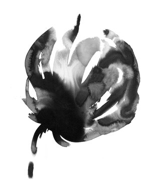 Ink flower
