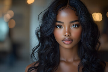 Fototapeta premium Hair Care, Beautiful Hair Woman