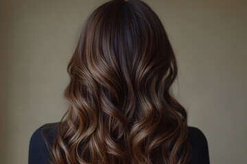 Naklejka premium Hair Care, Beautiful Hair Woman