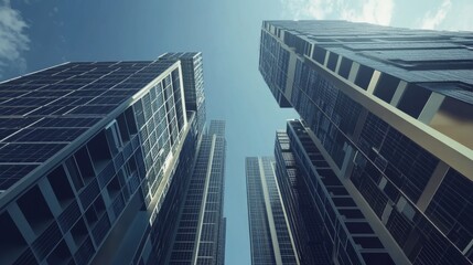 Modern High-Rise with Sustainable Design and Daylight Panels