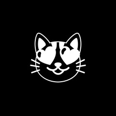 Fototapeta premium Heart-Eyes Cat 