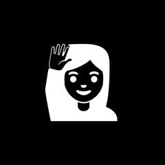 Happy Greeting female
