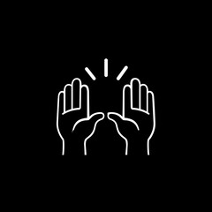 Fototapeta premium Raising Hands 