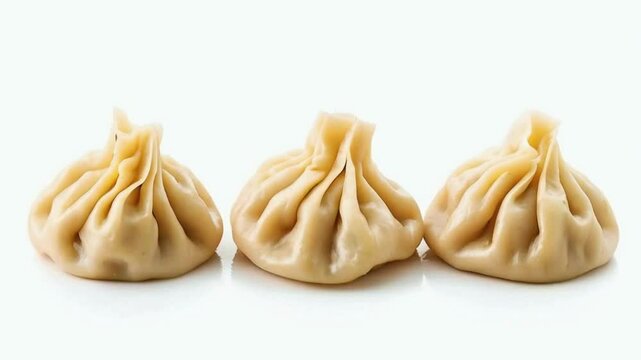 chinese dumplings on a plate
