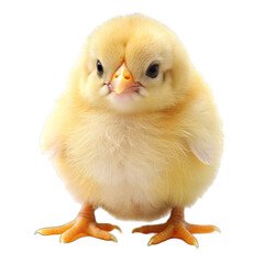 baby chicken isolated on white