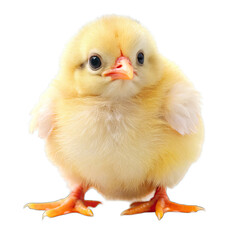 baby chicken isolated on white