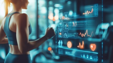 Digital Icons Display for Workout Session Progress