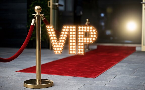 Elegant VIP Entrance, Red carpet, VIP entrance, exclusive event.
