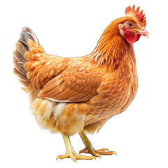 Fototapeta premium chicken isolated on white