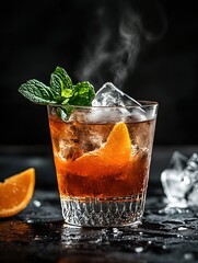 Vibrant and Refreshing Cocktails with Fruits and Elegant Garnishes