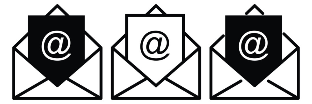 Gmail icon, Mail, Email icon vector design. Mail symbol editable illustration clipart design. Gmail Logo Icon, Outline Gmail Icon Design. Design eps 10 - Powered by Adobe