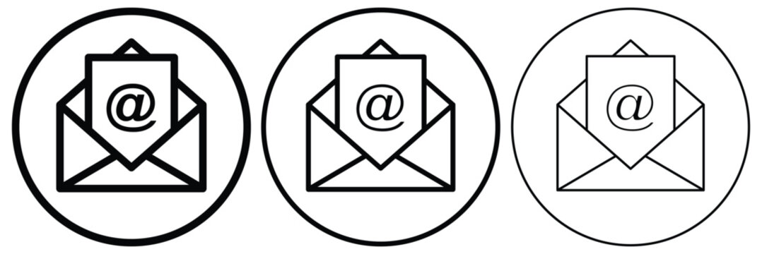Gmail icon, Mail, Email icon vector design. Mail symbol editable illustration clipart design. Gmail Logo Icon, Outline Gmail Icon Design. Design eps 10