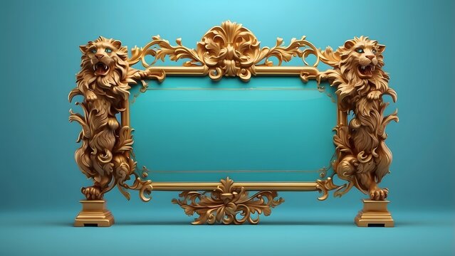 Chester banner with empty space, Cyber Monday theme luxury aqua background