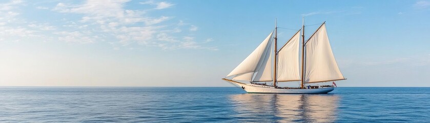 Offshore wind turbines with sailing boats, a synergy of tradition and modernity