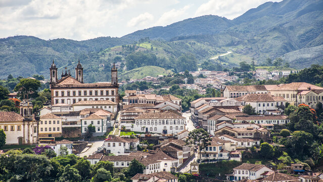 Ouro Preto landscape baroque 